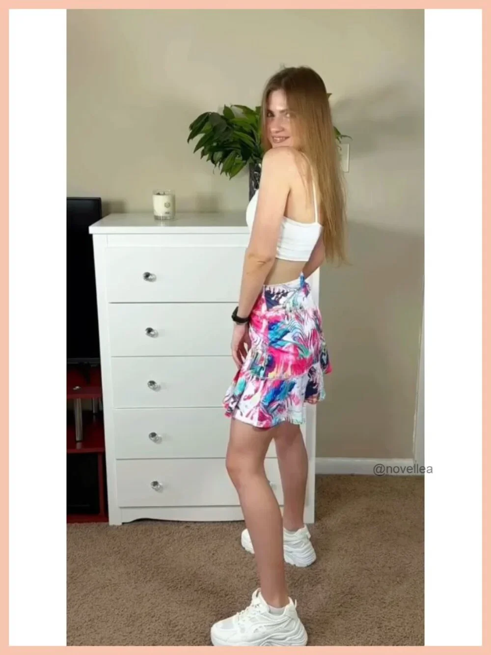 Pleated Tennis Skort with Pockets High Waist Athletic Golf Skirt